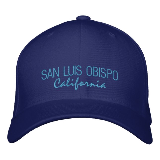 San Luis Obispo California Embroidered Hat (Front)