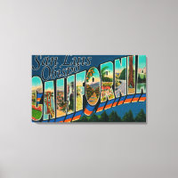 San Luis Obispo, California - Large Letter Scene