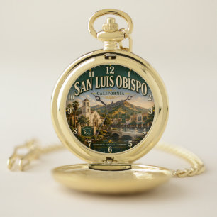 San Luis Obispo California Pocket Watch