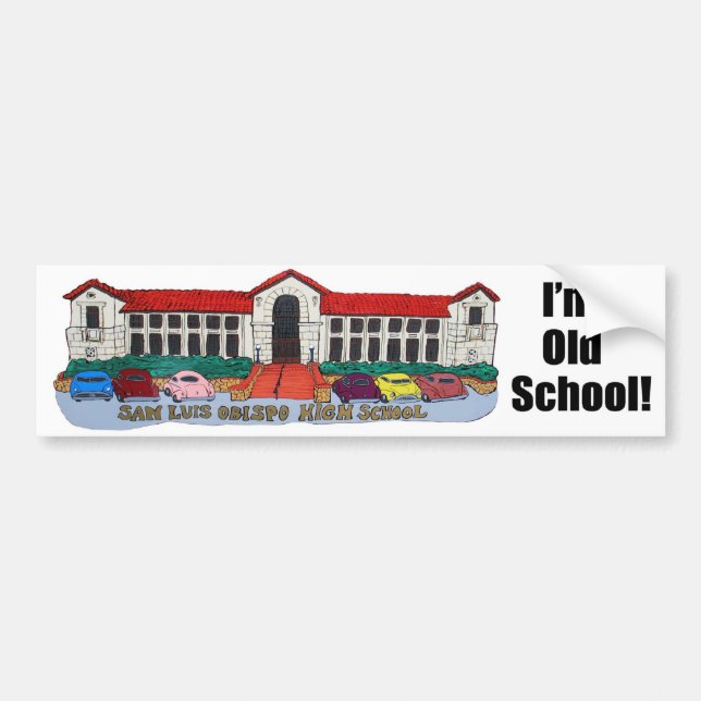 San Luis Obispo High School Bumper Sticker (Front)