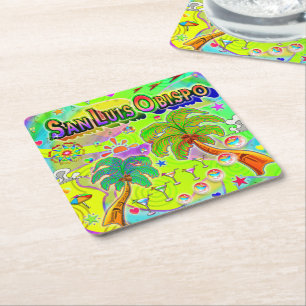 San Luis Obispo Mind Focus Coaster