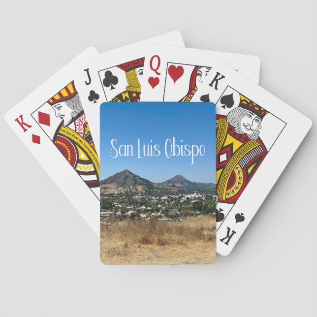 San Luis Obispo Terrace Hill Photography Poker Cards (Back)