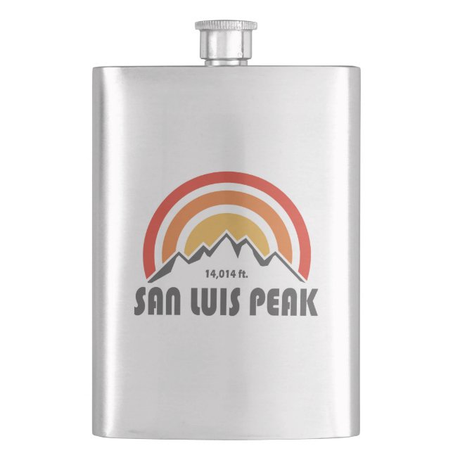 San Luis Peak Flask (Front)