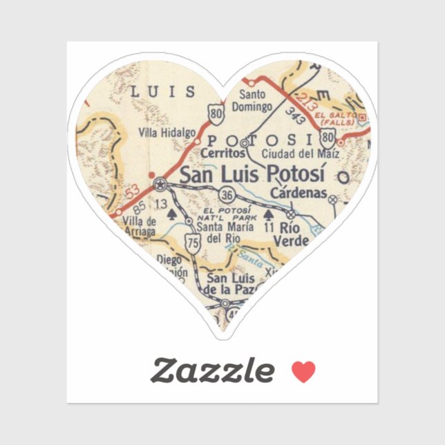 San Luis Potosi MX Sticker (Sheet)