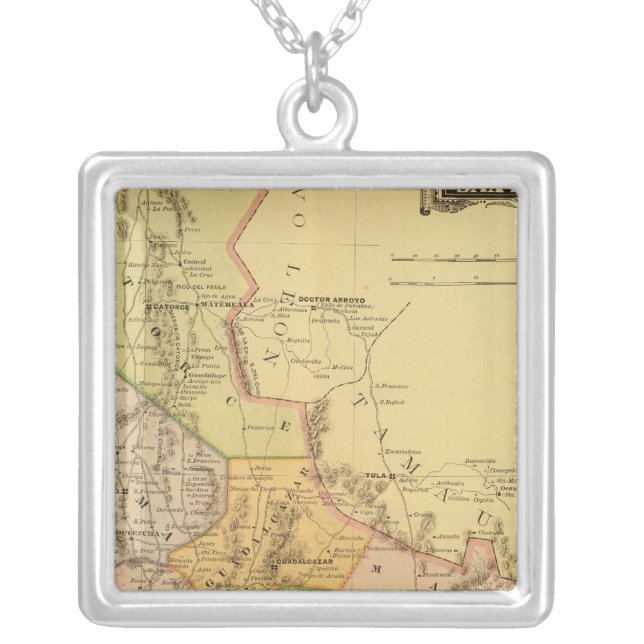 San Luis Potosi Silver Plated Necklace (Front)