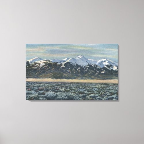 San Luis Valley Colorado Canvas Print