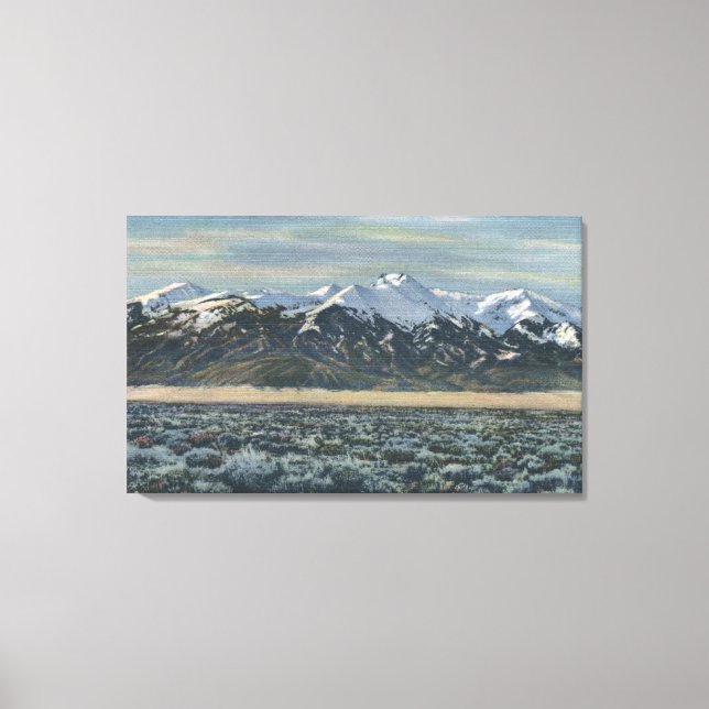 San Luis Valley, Colorado Canvas Print (Front)