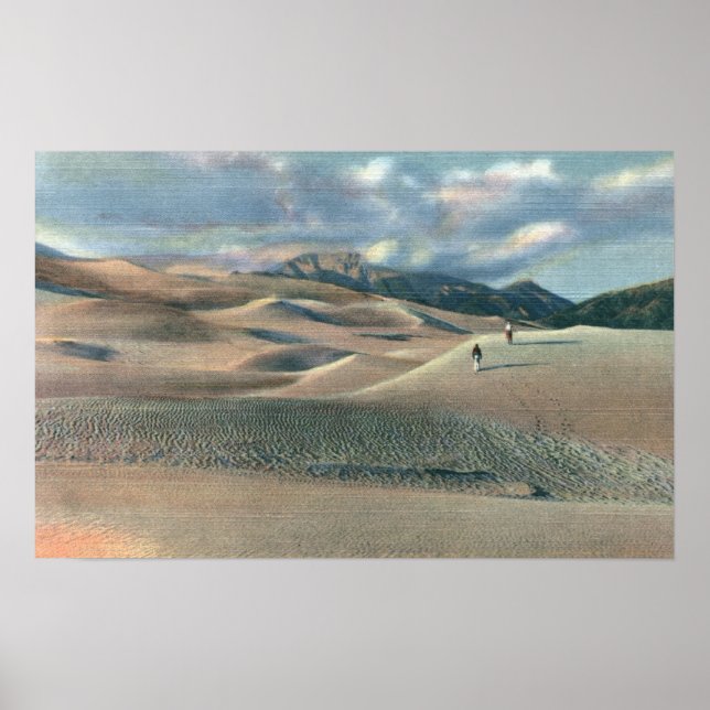 San Luis Valley, Colorado - Great Sand Dunes Poster (Front)