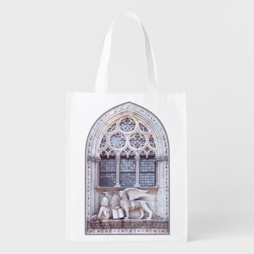 San Marco and Winged Lion Venice Italy Grocery Bag