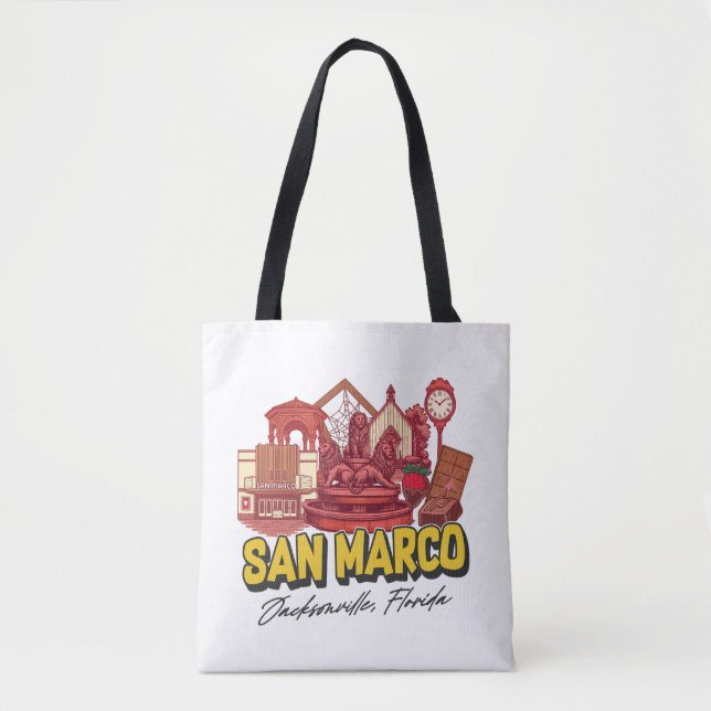San Marco Neighborhood Tote Bag (Front)