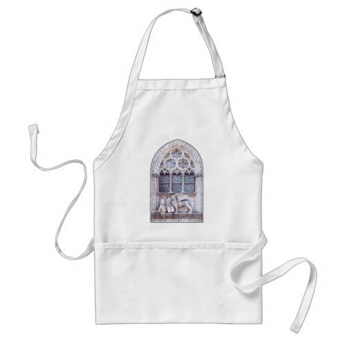 San Marco Winged Lion Stained Glass Window Adult Apron