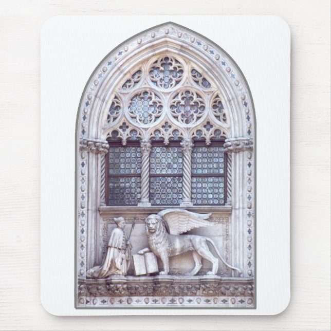 San Marco Winged Lion Window Mouse Pad (Front)