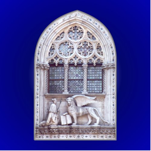 San Marco Winged Lion Window Statuette