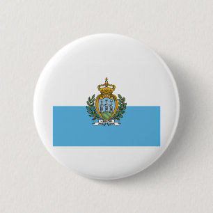 San Marein - San Marino Flag Button