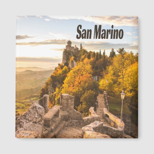 San Marino Europe Three Towers Magnet