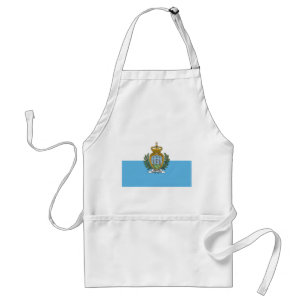 San Marino Flag Adult Apron