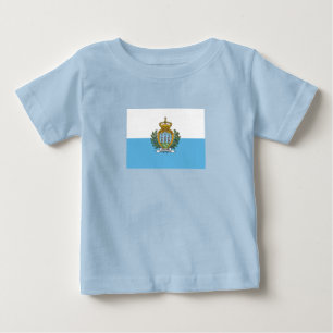 San Marino Flag Baby T-Shirt