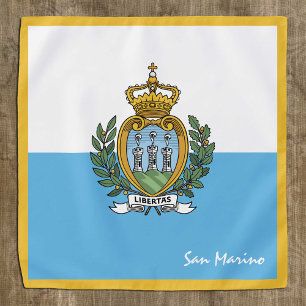 San Marino Flag bandana, San Marino fashion /sport Bandana