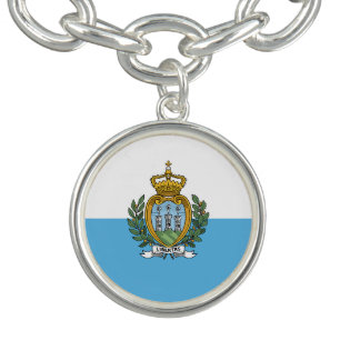 San Marino Flag Bracelet