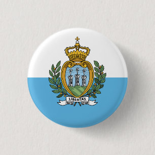 San Marino Flag Button