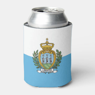 San Marino Flag Can Cooler