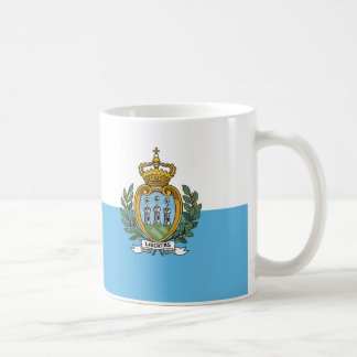 San Marino Flag Ceramic Coffee Mug