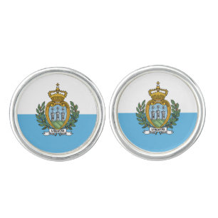 San Marino Flag Cufflinks