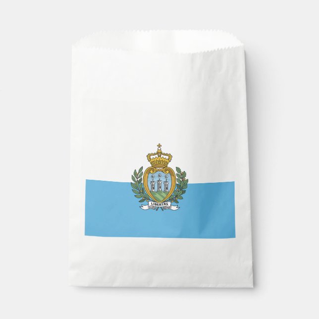 San Marino Flag Favor Bag (Front)