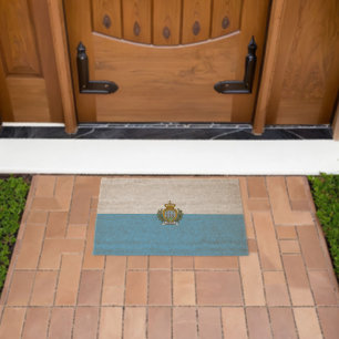 San-Marino flag Fiber Doormat