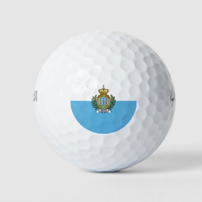 San-Marino flag Golf Balls (Front)