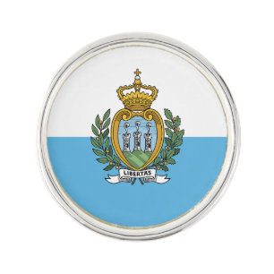 San Marino Flag Lapel Pin