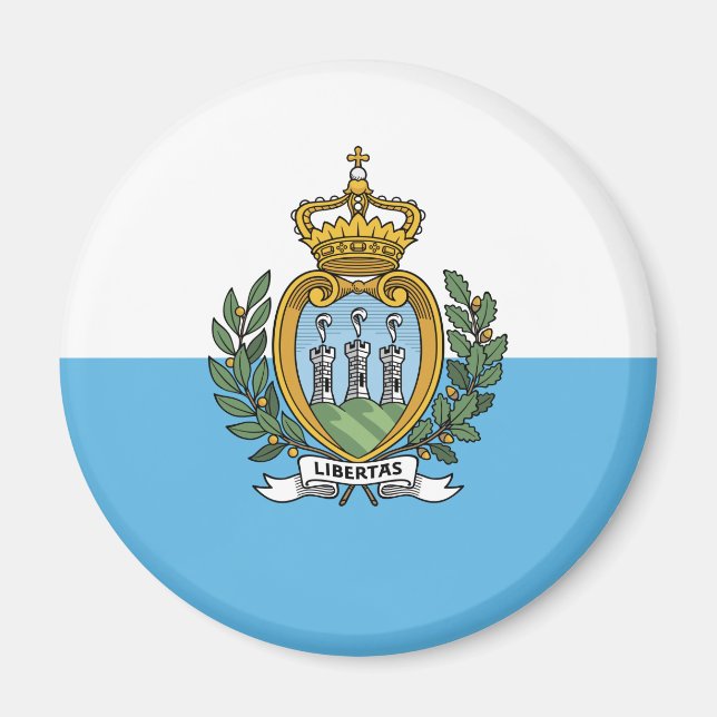 San Marino Flag Magnet (Front)