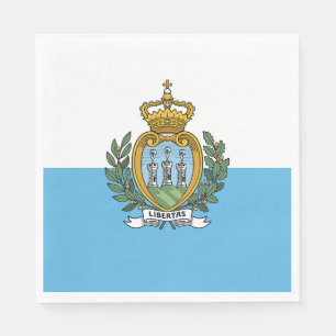 San Marino Flag Napkins