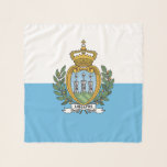 San Marino Flag Scarf<br><div class="desc">Patriotic flag of San Marino.</div>