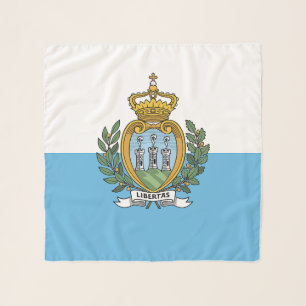 San Marino Flag Scarf