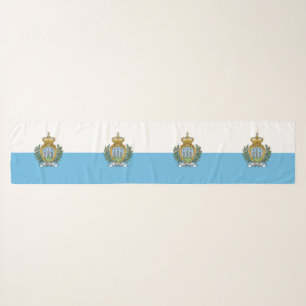 San Marino Flag Scarf