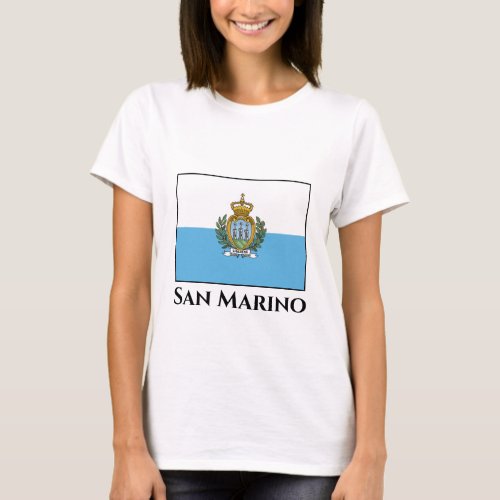 San Marino Flag T_Shirt