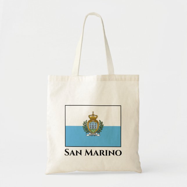San Marino Flag Tote Bag (Front)