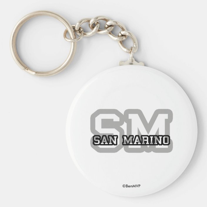San Marino Keychain