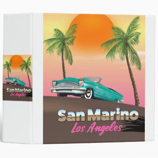 San Marino Los Angeles 3 Ring Binder