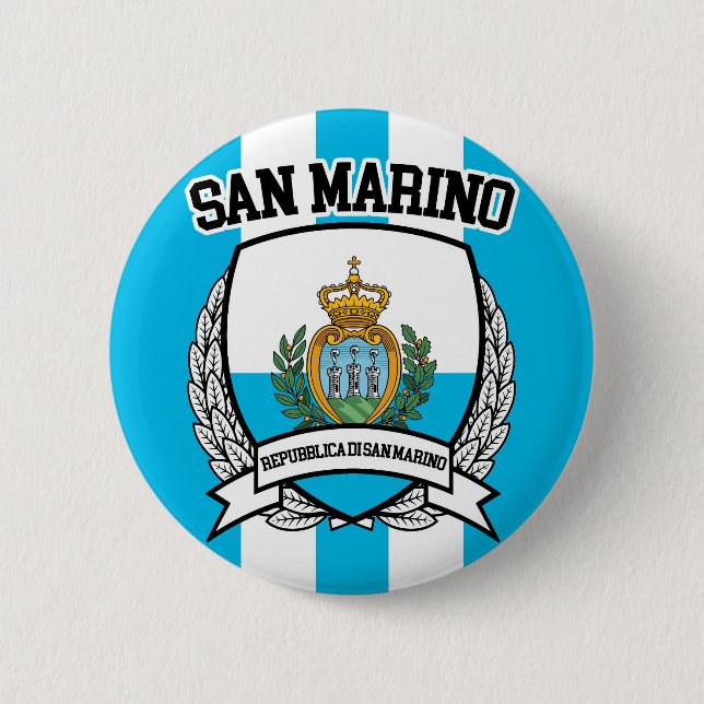 San Marino Pinback Button (Front)