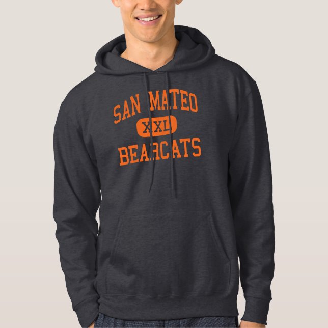 San Mateo - Bearcats - High - San Mateo California Hoodie (Front)