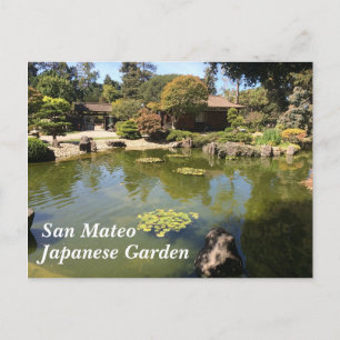 San Mateo Japanese Garden Postcard
