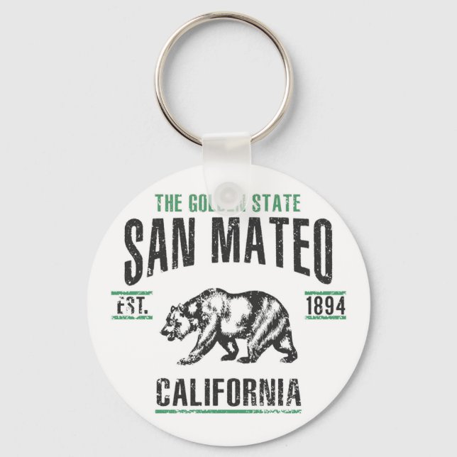 San Mateo Keychain (Front)