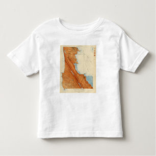 San Mateo quadrangle showing intensity, faults Toddler T-shirt