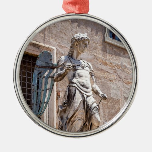 San Michele statue in Castle SantAngelo _ Rome Metal Ornament