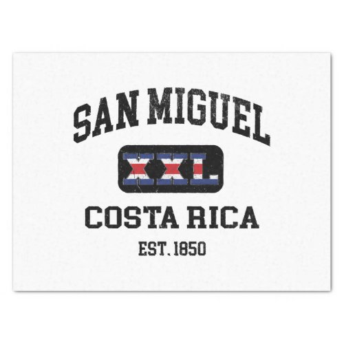San Miguel Costa Rica _ XXL Athletic Tissue Paper
