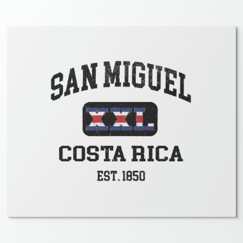 San Miguel Costa Rica _ XXL Athletic Wrapping Paper