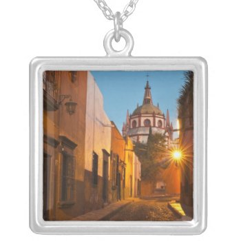 San Miguel De Allende  Mexico. Credit As: Nancy Silver Plated Necklace by takemeaway at Zazzle