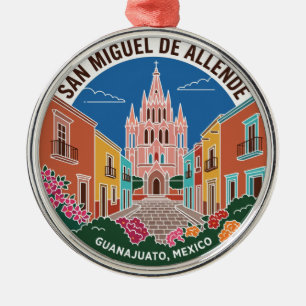 San Miguel de Allende Mexico Metal Ornament